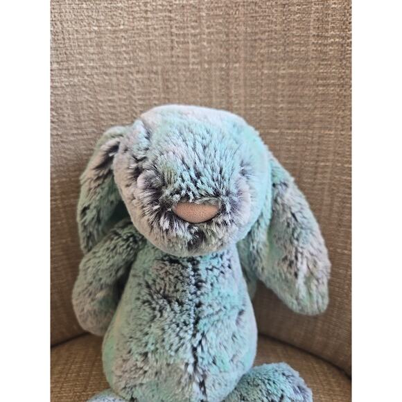 RARE Jellycat Bashful Bunny PISTACHIO US Exclusive RETIRED Soft Shelf Sitter 11" - Picture 9 of 10